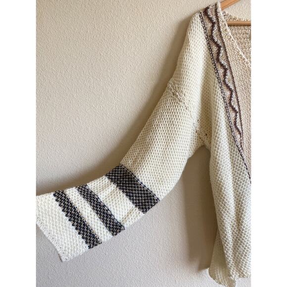 Jen’s Pirate Booty Pullover Cozy Oversized Sweater size S/M Bohemian Cottagecore - Picture 4 of 7